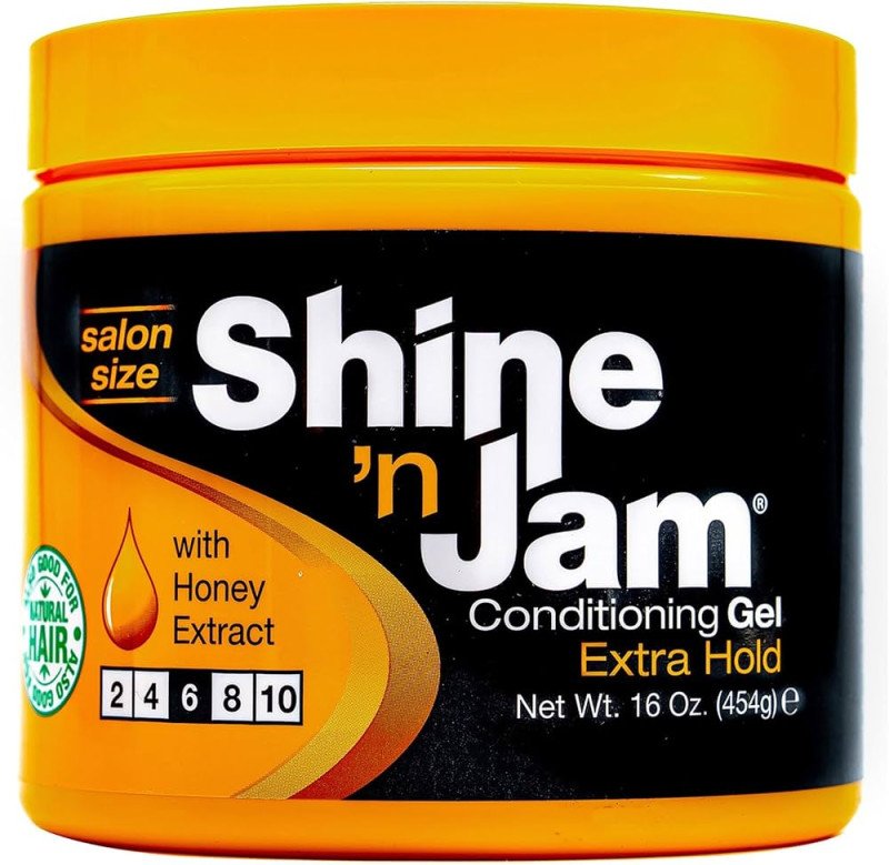 Shino'n Jam Extra Conditining Extra Hold Gel 16oz (454g